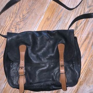 VOGT black lined leather back/beautiful condition